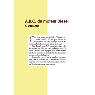A.B.C. du moteur Diesel