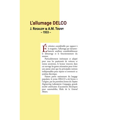 L'allumage DELCO