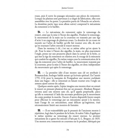 L'art de connaître et soigner les montres et les pendules