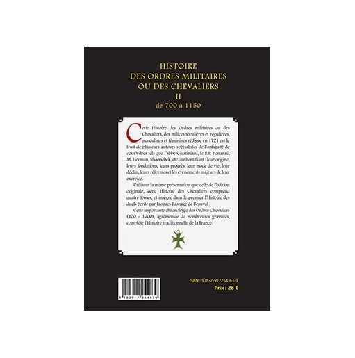 Histoire des ordres militaires - Tome 2