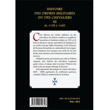 Histoire des Ordres Militaires - Tome 3