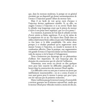 Le moteur Diesel d'automobiles