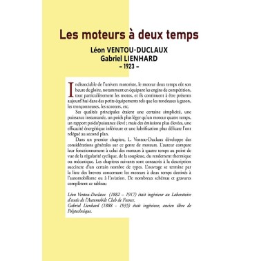 Les moteurs deux temps