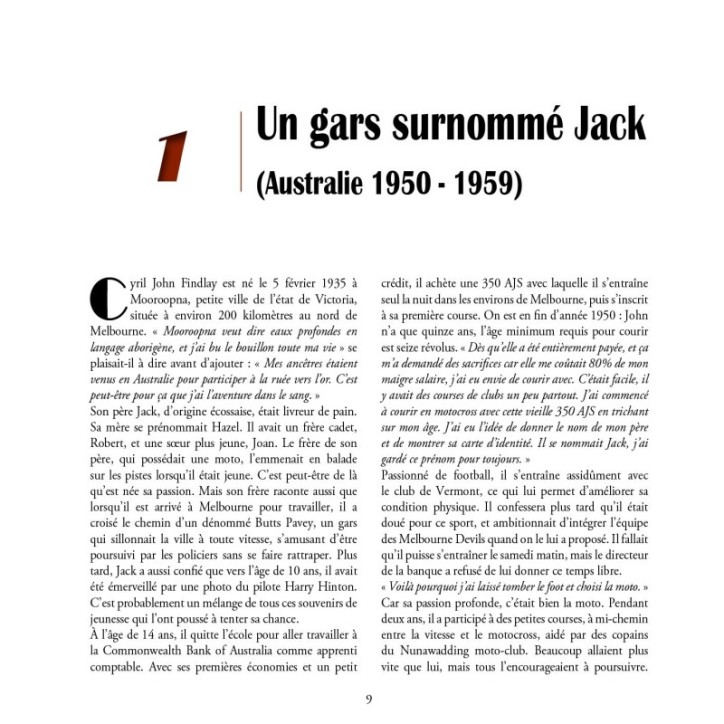 Jack FINDLAY - Une vie au Continental Circus