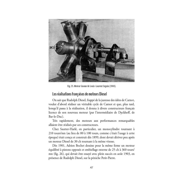 Contribution française à l'évolution des moteurs