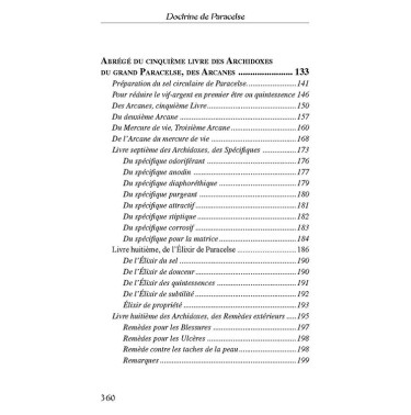 Abrégé de la doctrine de Paracelse