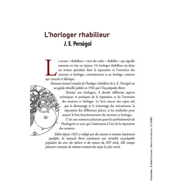 L'horloger rhabilleur