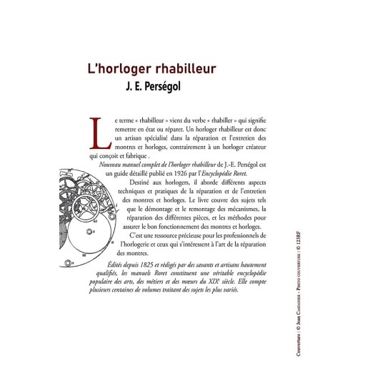 L'horloger rhabilleur