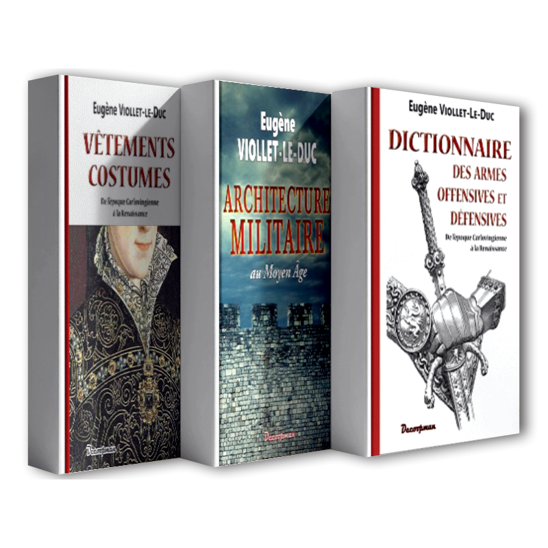 Pack "Viollet-le-Duc" - 3 vol.