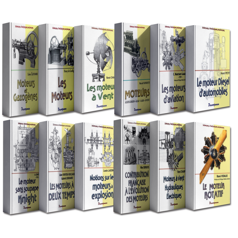 Pack "Moteurs" - 12 vol.
