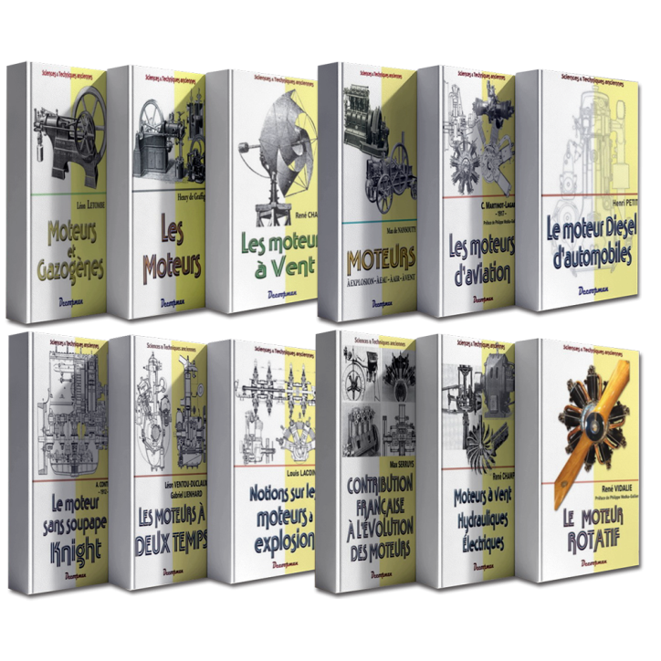 Pack "Moteurs" - 12 vol.