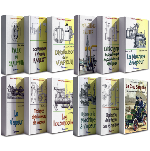 Pack "Vapeur" - 12 vol.