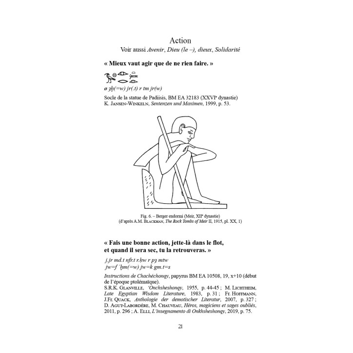 Proverbes et dictons de l'Égypte ancienne