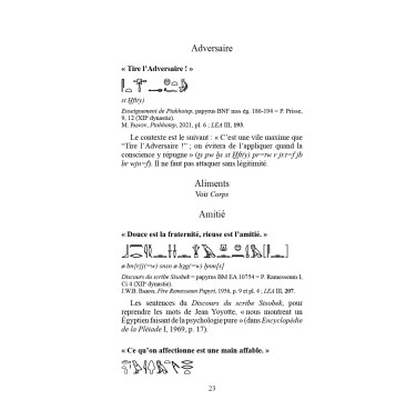 Proverbes et dictons de l'Égypte ancienne