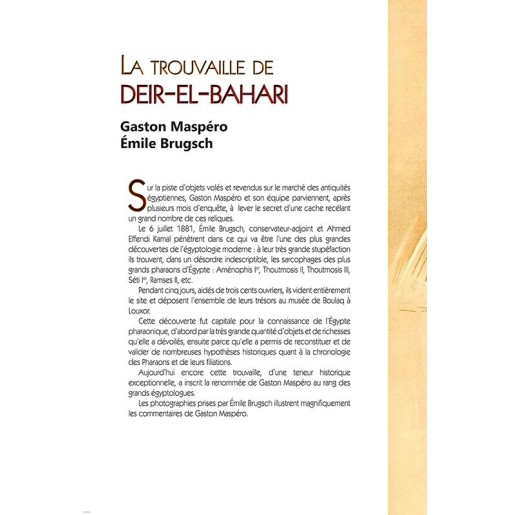 La trouvaille de Deir-el-Bahari