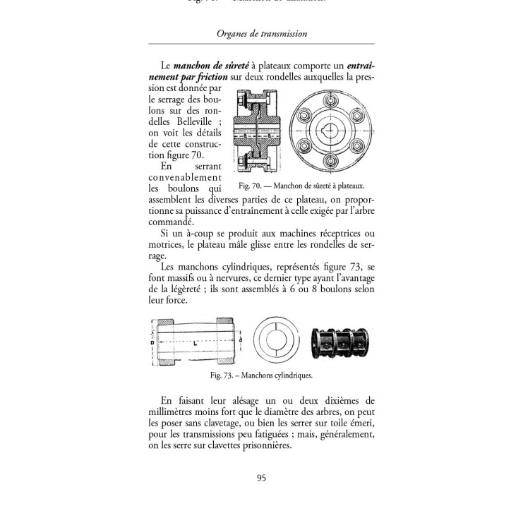Organes de transmission