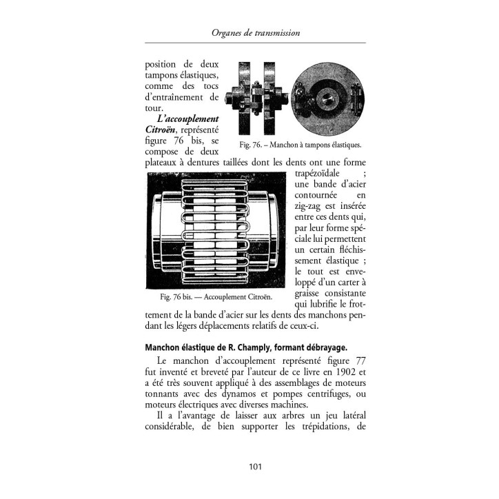 Organes de transmission
