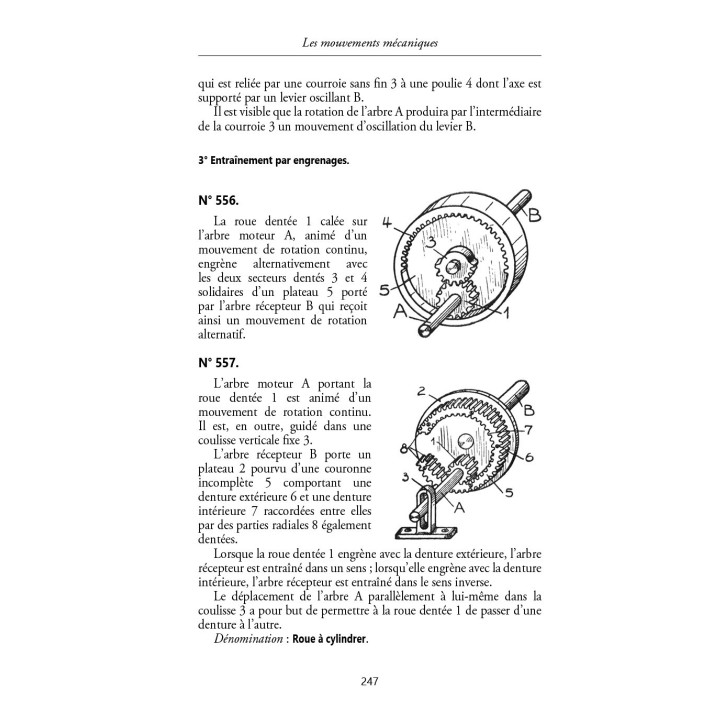 760 Mouvements mécaniques