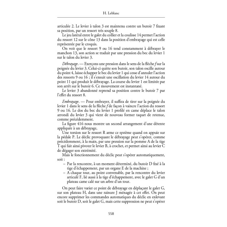 Les mécanismes des machines