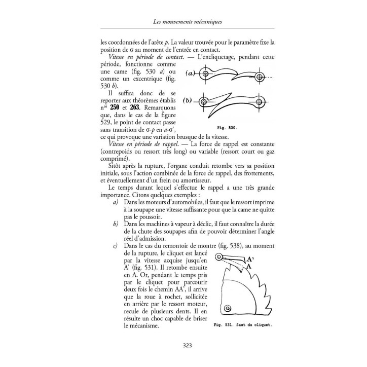 Les mouvements mécaniques