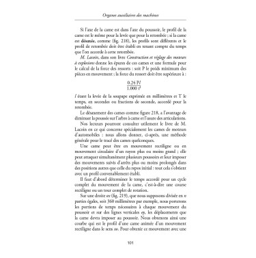 Organes auxiliaires des machines