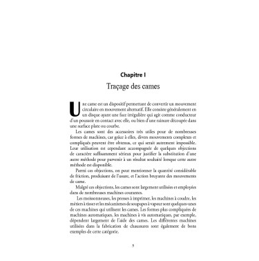 Conception et usinage de cames