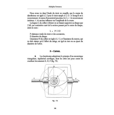 Distribution de la vapeur dans les machines