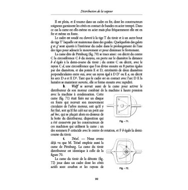 Distribution de la vapeur dans les machines