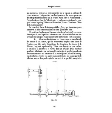 Distribution de la vapeur dans les machines