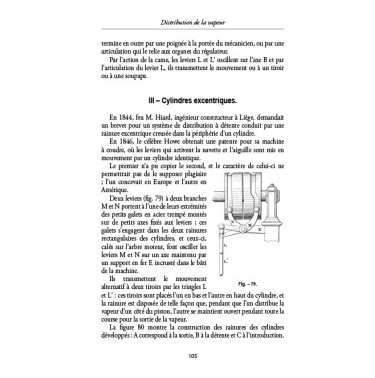 Distribution de la vapeur dans les machines