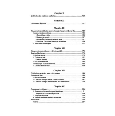 Distribution de la vapeur dans les machines