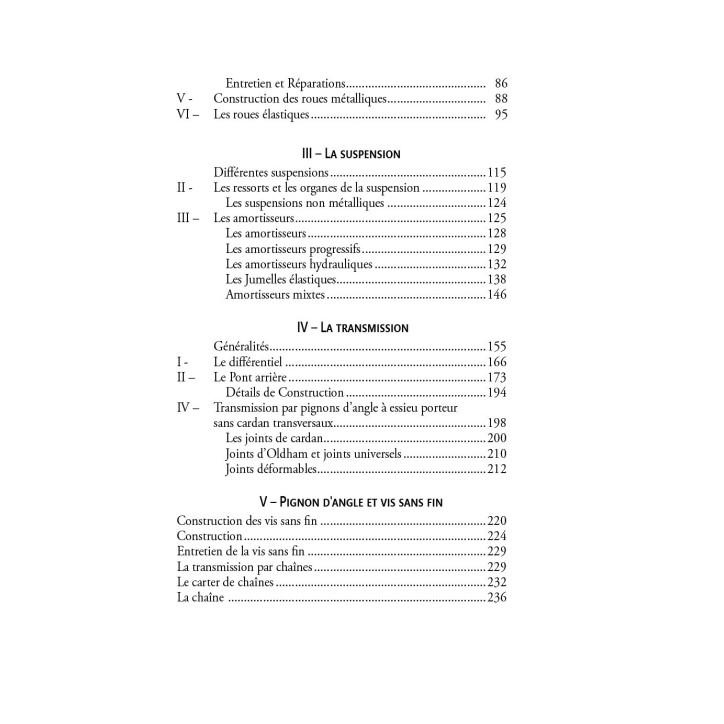 Anatomie de la voiture automobile - Le Châssis Anatomie de la voiture automobile - Le Châssis
