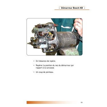 Réparation du démarreur Bosch KB