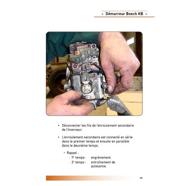Réparation du démarreur Bosch KB