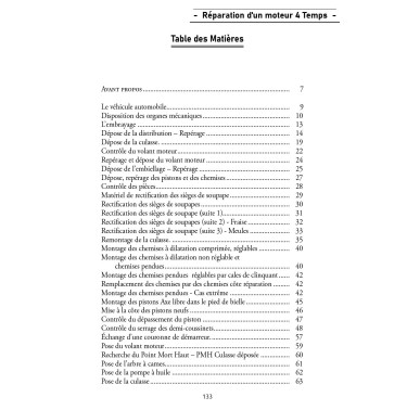 Réparation d'un moteur 4 Temps
