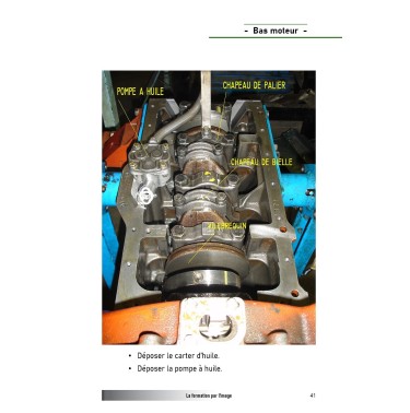 Réfection d'un moteur Diesel