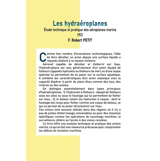 Les Hydraéroplanes