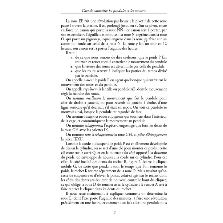 L'art de connaître les pendules et les montres