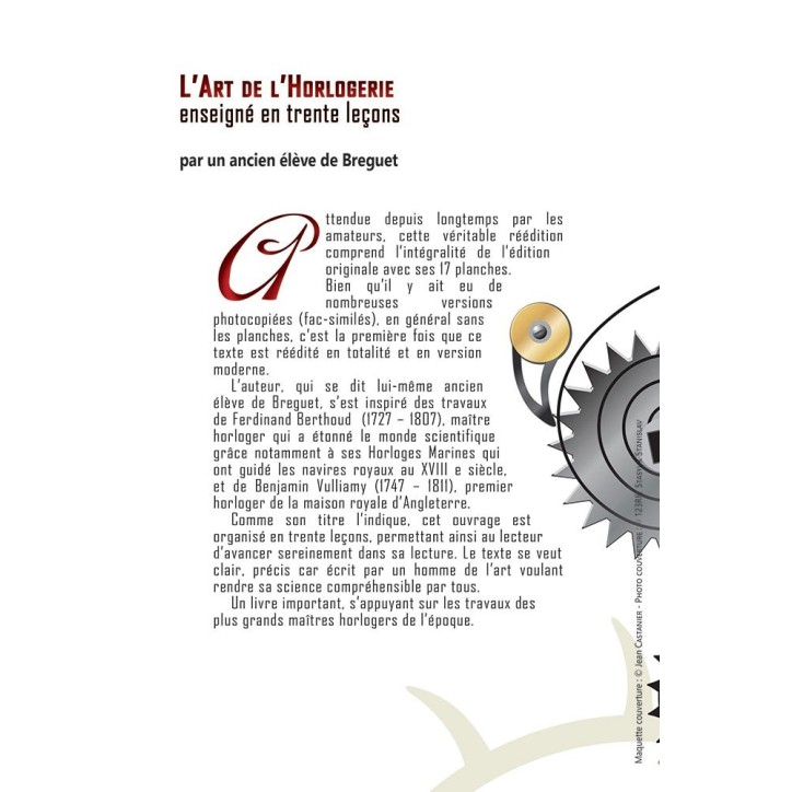 L'art de l'Horlogerie enseigné en trente leçons