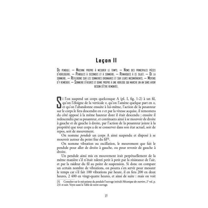 L'art de l'Horlogerie enseigné en trente leçons