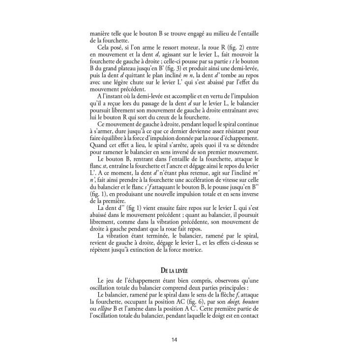 Échappements à ancre Échappements à ancre