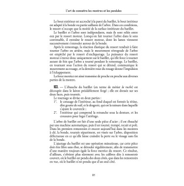 L'art de connaître et soigner les montres et les pendules