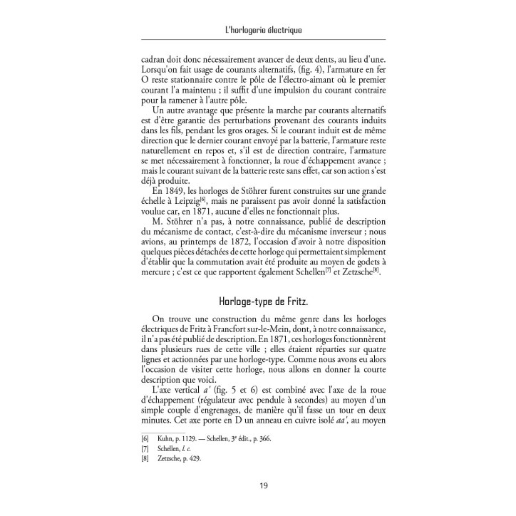 L'Horlogerie électrique
