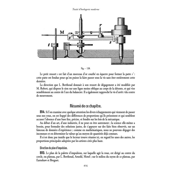 Traité d'horlogerie moderne