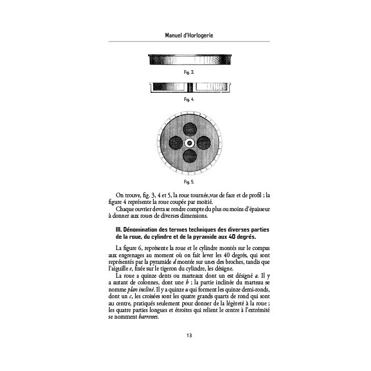 Manuel d'horlogerie