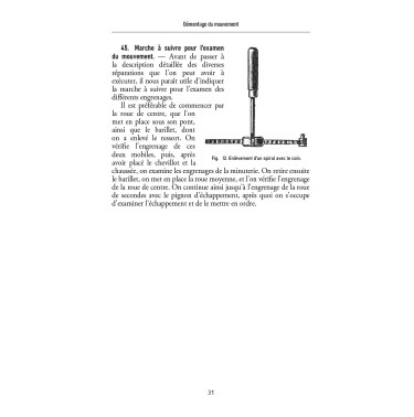 L'horloger à l'établi