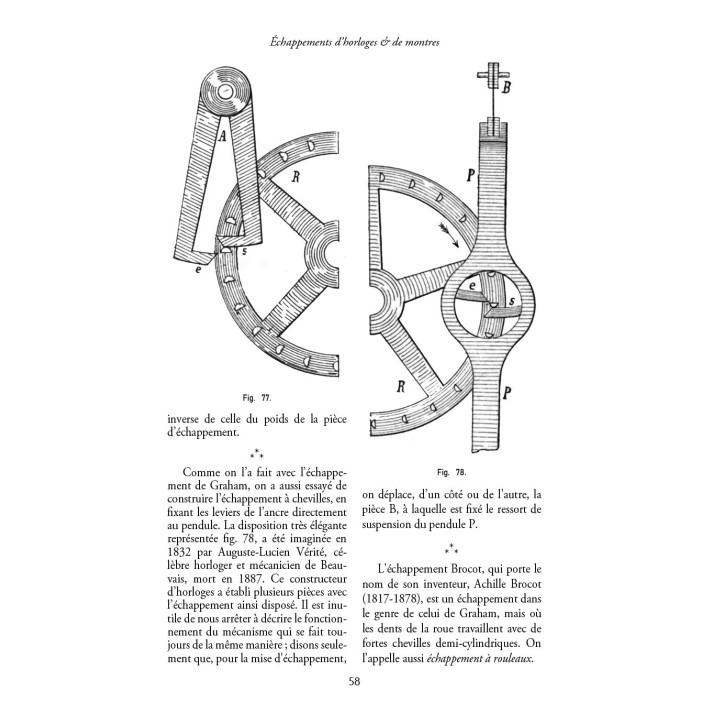 Échappements d'horloges et de montres Échappements d'horloges et de montres