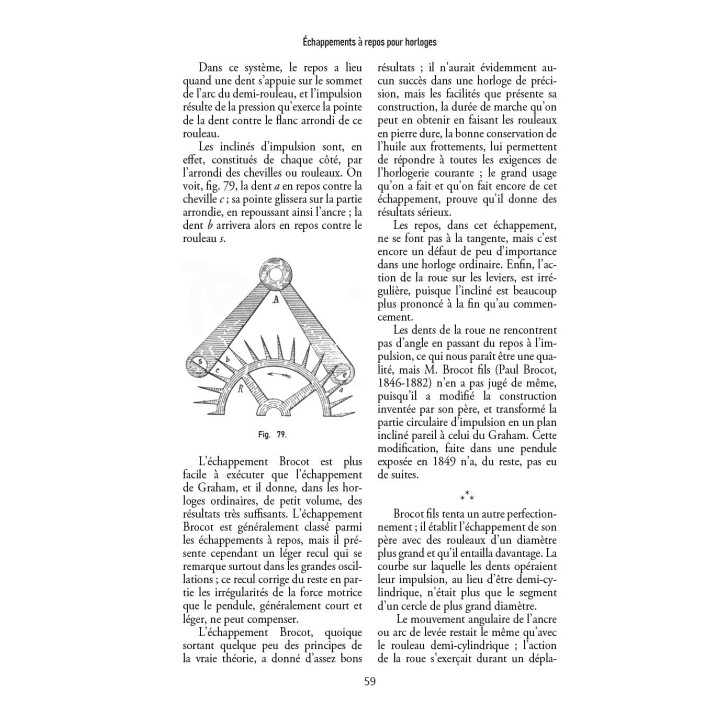 Échappements d'horloges et de montres Échappements d'horloges et de montres