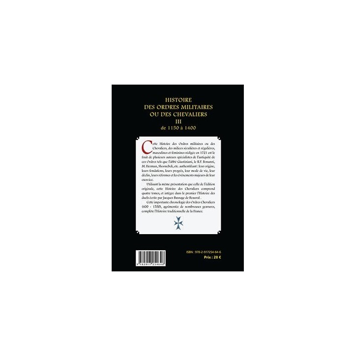 Histoire des Ordres Militaires - Tome 3