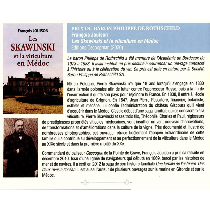 Les Skawinski et la viticulture en Médoc